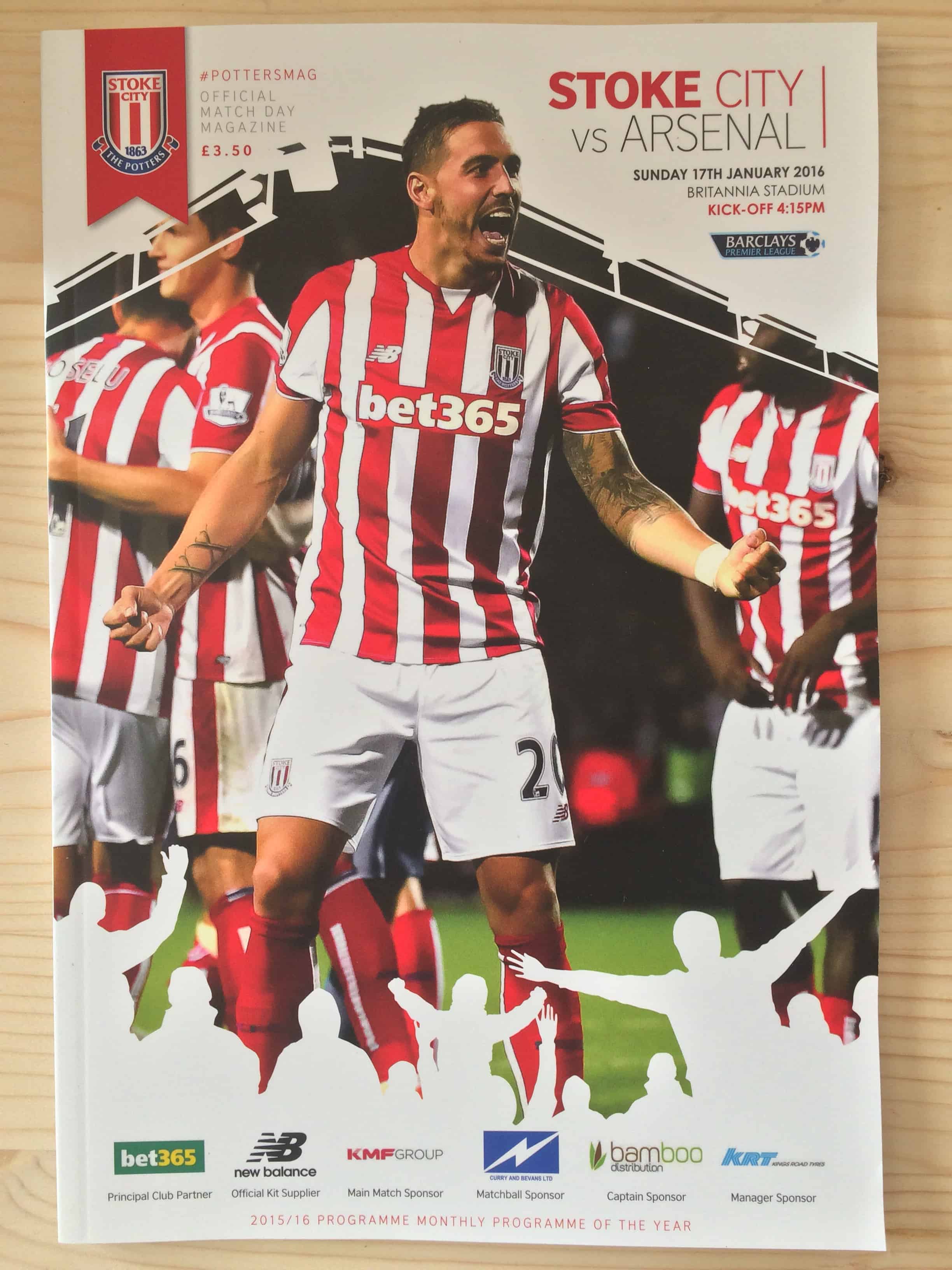 Stoke City FC v Arsenal FC